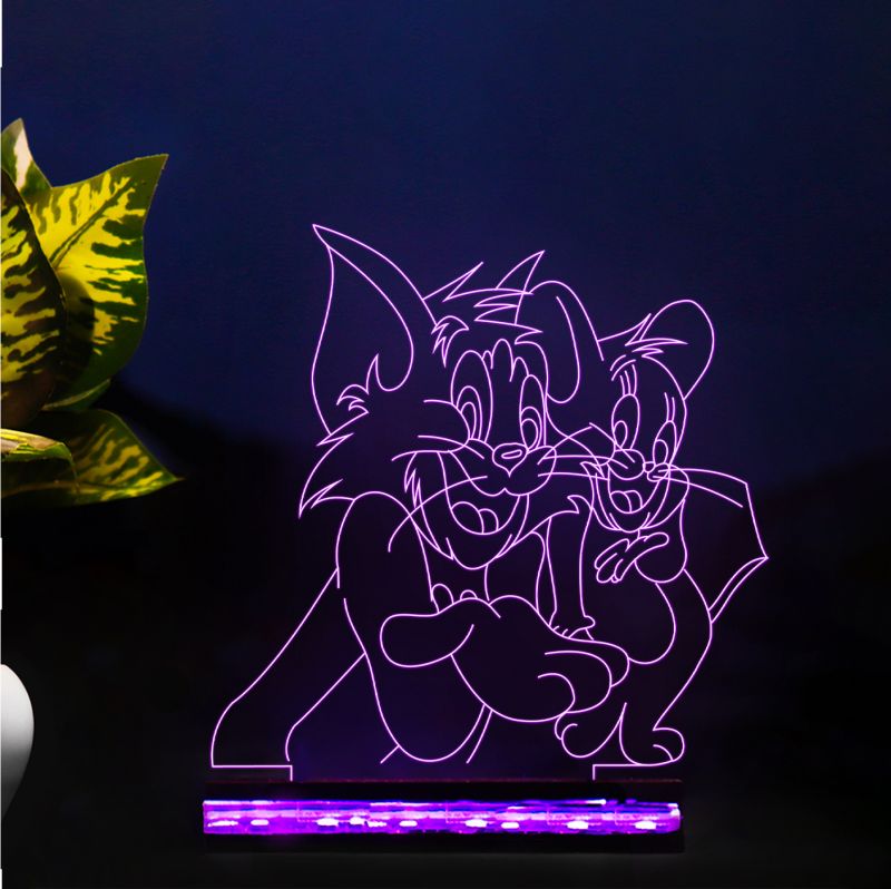 Tom & Jerry Cartoon Character Design Night Lamp