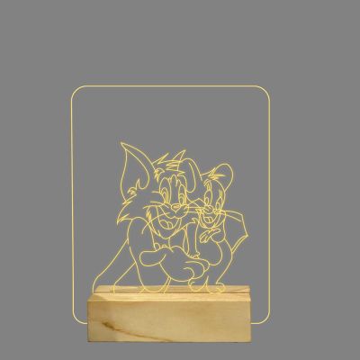 Tom & Jerry Cartoon Character Design Night Lamp