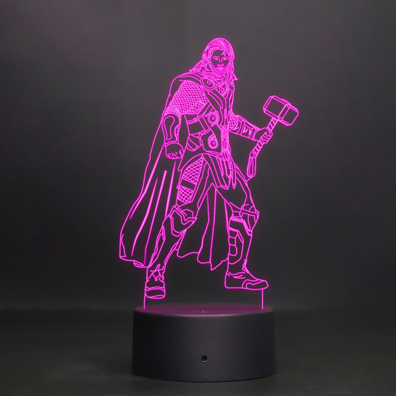 Thor Character Design Night Lamp