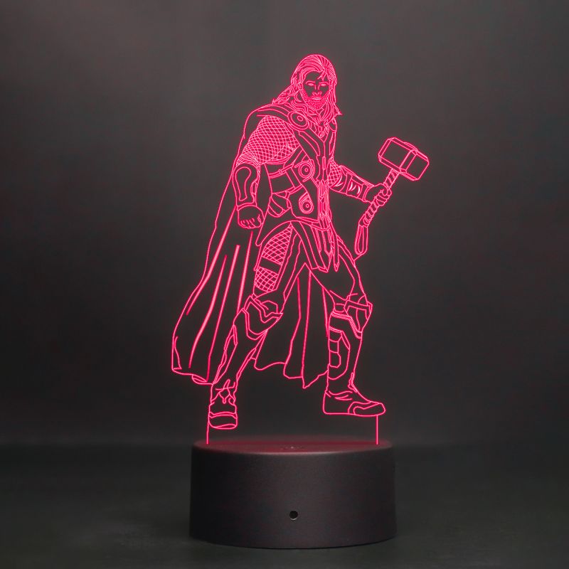 Thor Character Design Night Lamp