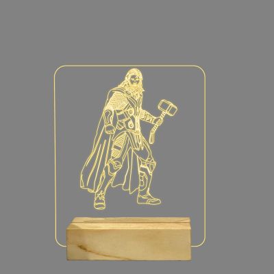 Thor Character Design Night Lamp