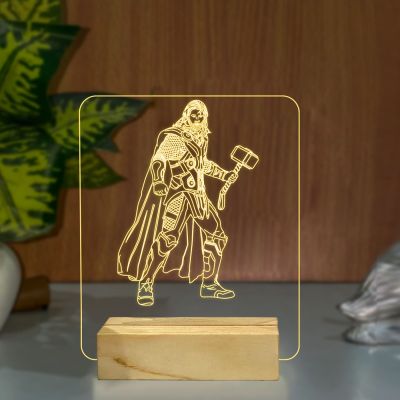 Thor Character Design Night Lamp