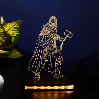 Thor Character Design Night Lamp