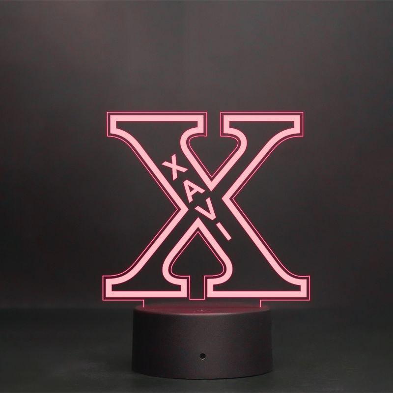 (X) Alphabet Design Name Night Lamp With Customized Name