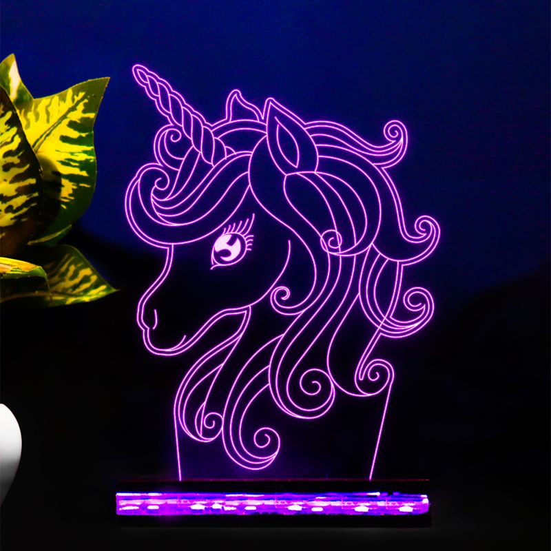 Unicorn Horse Design Night Lamp