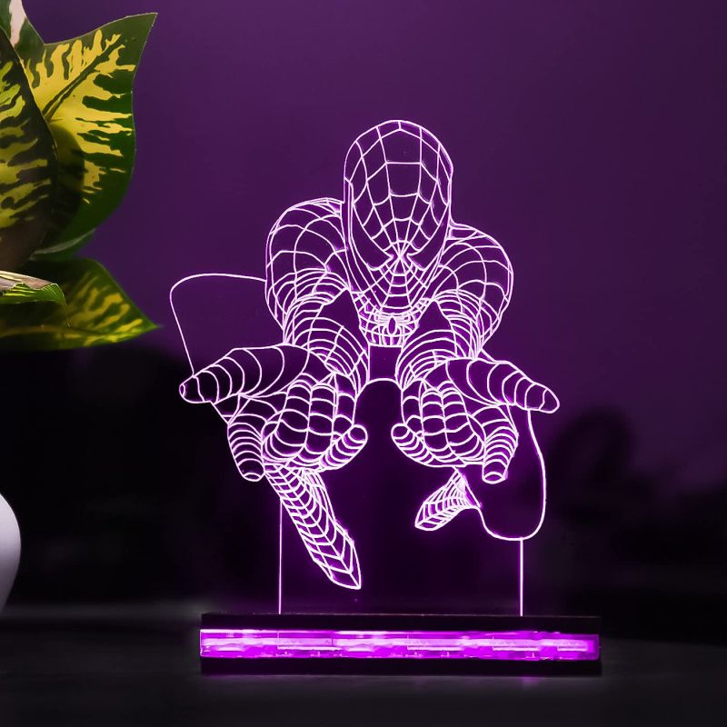 Spider-Man Character Design Night Lamp