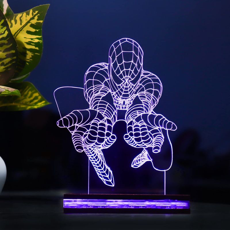 Spider-Man Character Design Night Lamp