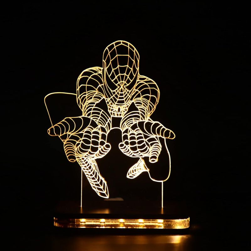 Spider-Man Character Design Night Lamp