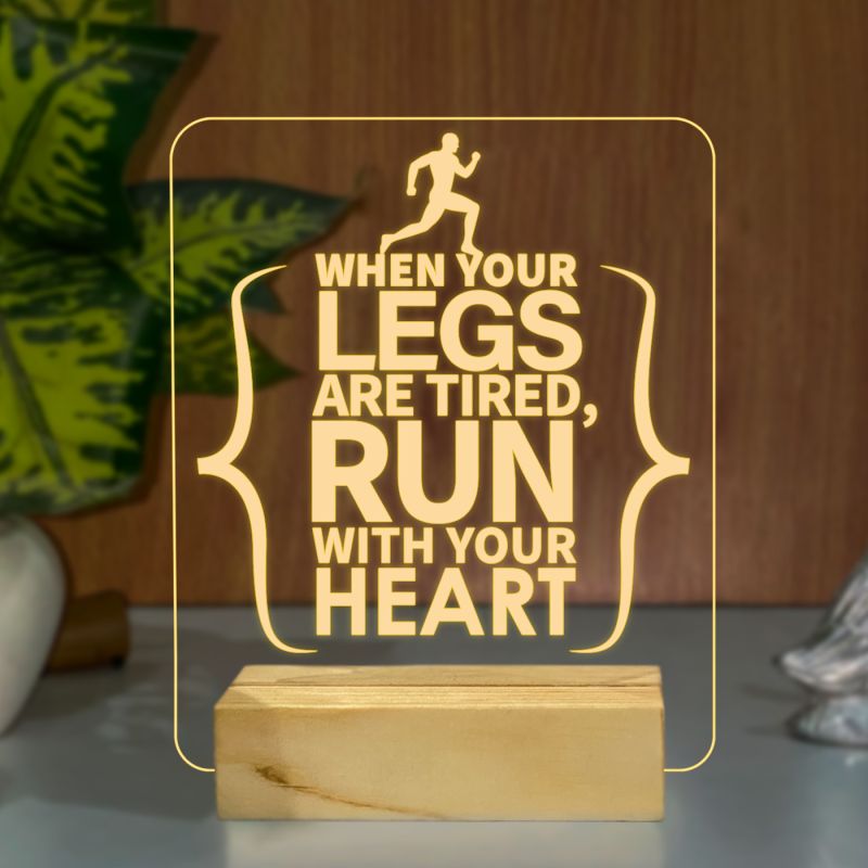 Motivational Quotes On Life Design Night Lamp