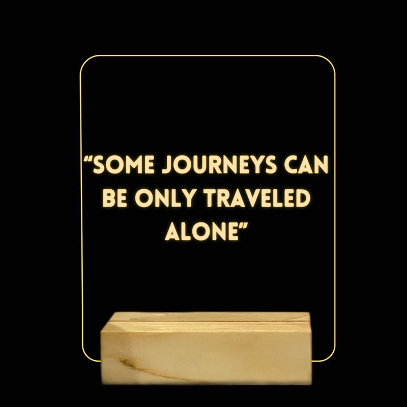 Travelling Quotes Night Lamp