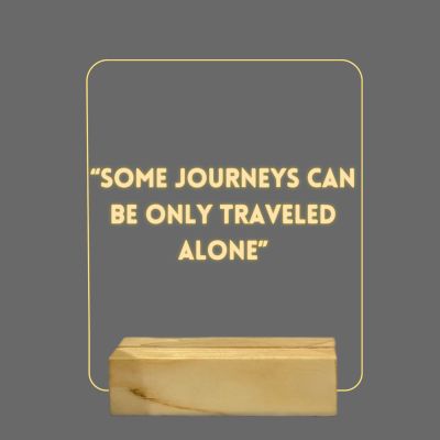 Travelling Quotes Night Lamp