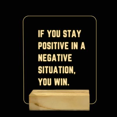 Quotes Of Life Night Lamp