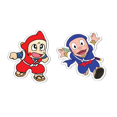 Ninja Hattori Theme Characters Magnet Sticker For Home, Offices, ETC