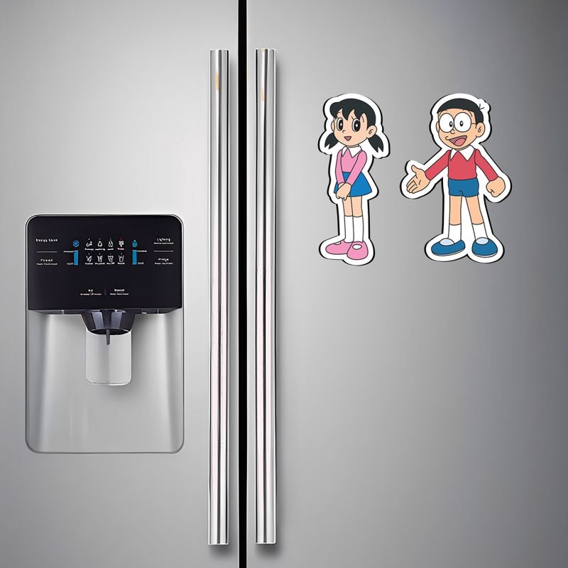 Nobita & Shizuka Character Design Magnet Sticker