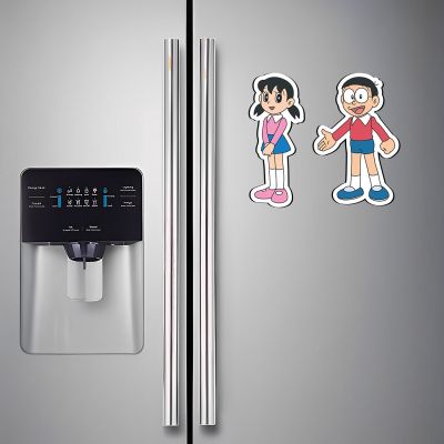 Nobita & Shizuka Character Design Magnet Sticker