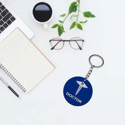 Doctor Texted Or Sign Design Key Chain