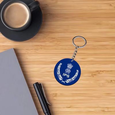 IPS Sign Or Text Printed Key Chain