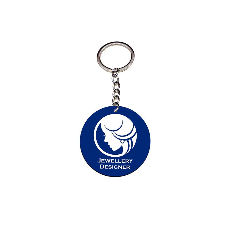 Jewellery Design Logo & Text Printed Design Key Chain