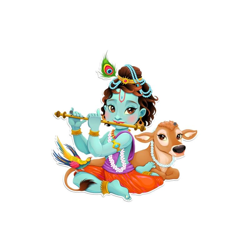 Lord Krishna Design Wall Hanging For Decorations