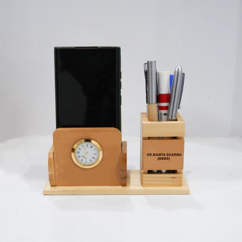 Personalized Pen Holder With Name & Logo | Customized Pen Stand