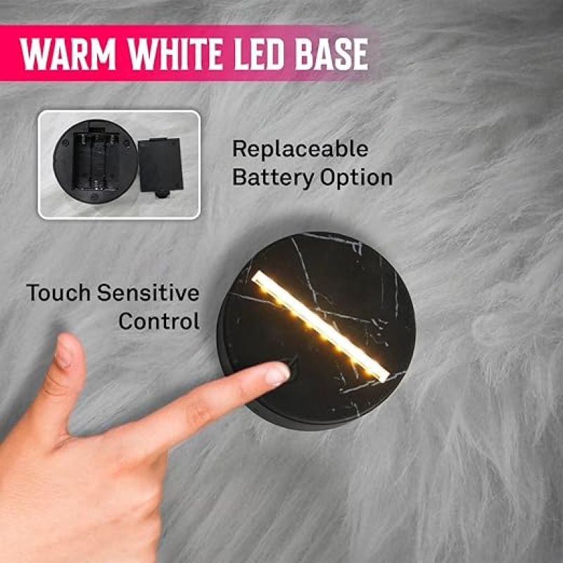 Customized Led Lamp Personalized with Name and Logo Warm White Color Desk Table Lamp