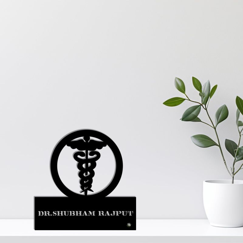 Customized Doctor Name Plate For Office Desk Table | Best Gift For Doctor