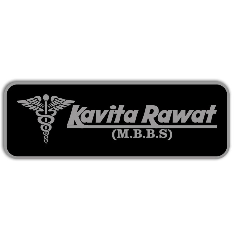 Acrylic Personalized Name Plate Customized With Name & Logo | Ideal for Home, Office, and Outdoor Entrances