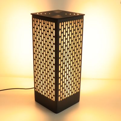 Elegant Wooden LED Table Lamp Wooden Carved Design Creative Warm Ceiling Light