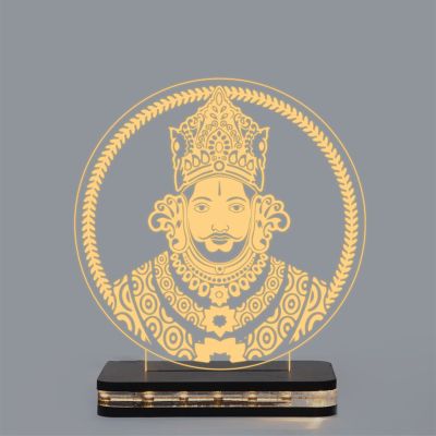 3D Illusion Khatu Shyam Ji Night Lamp for Home Decoration Lighting Gifts