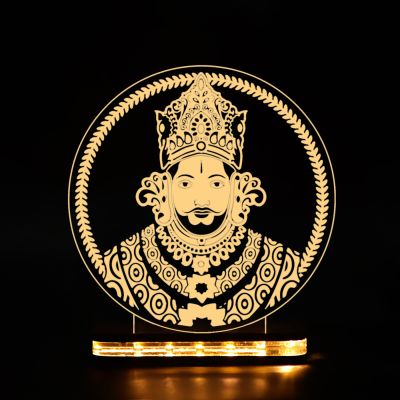 3D Illusion Khatu Shyam Ji Night Lamp for Home Decoration Lighting Gifts