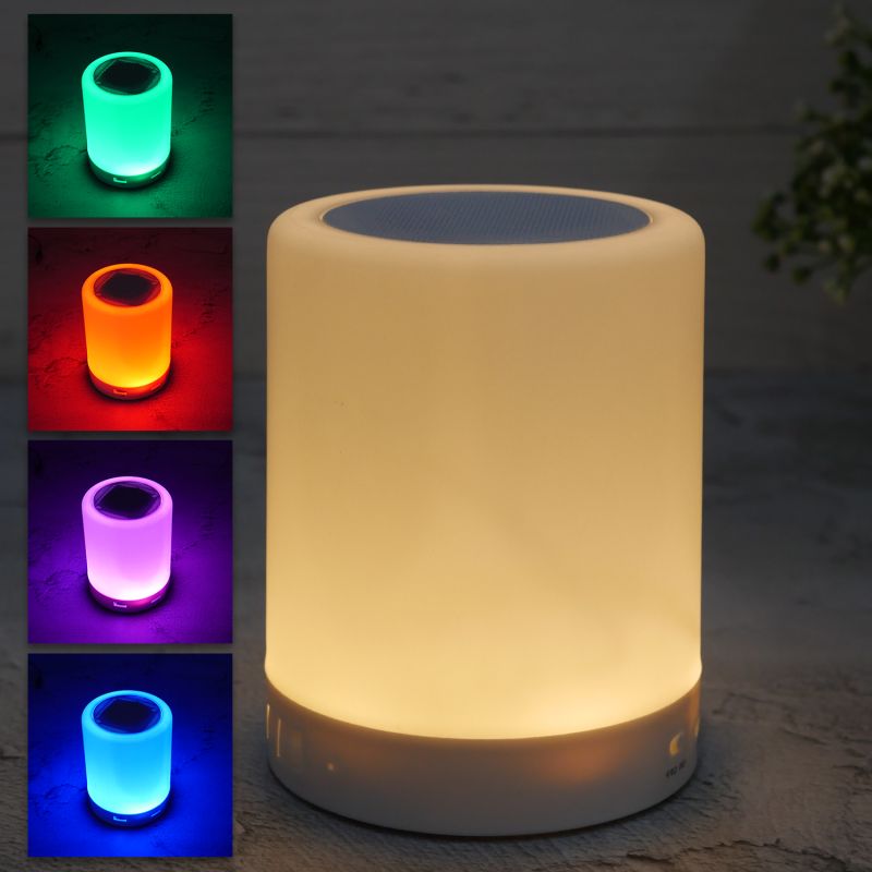 Led Touch Speaker with Portable Night Light Smart Colour Changing Touch Control