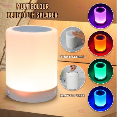 Led Touch Speaker with Portable Night Light Smart Colour Changing Touch Control