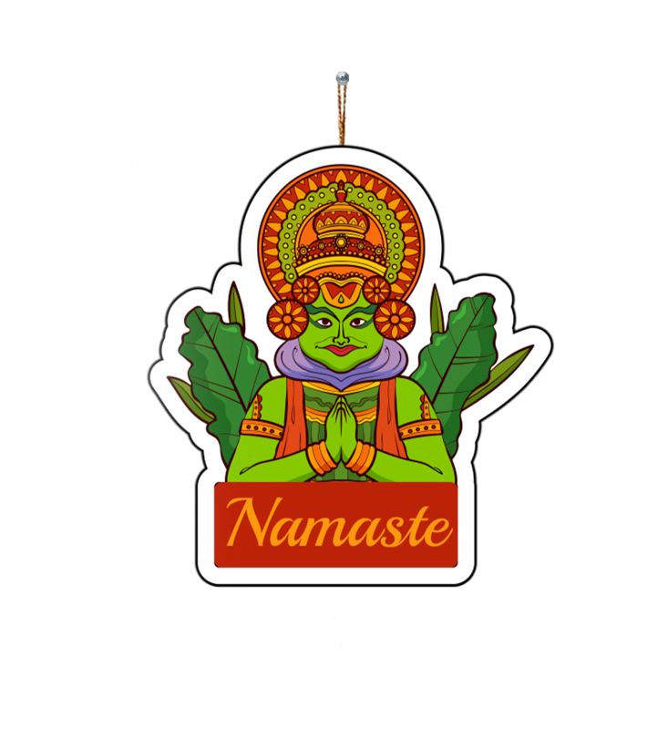 Namaste Quote Door Wall Hanging Decoration | Home & Office Wall Decor | Decorative Item for House