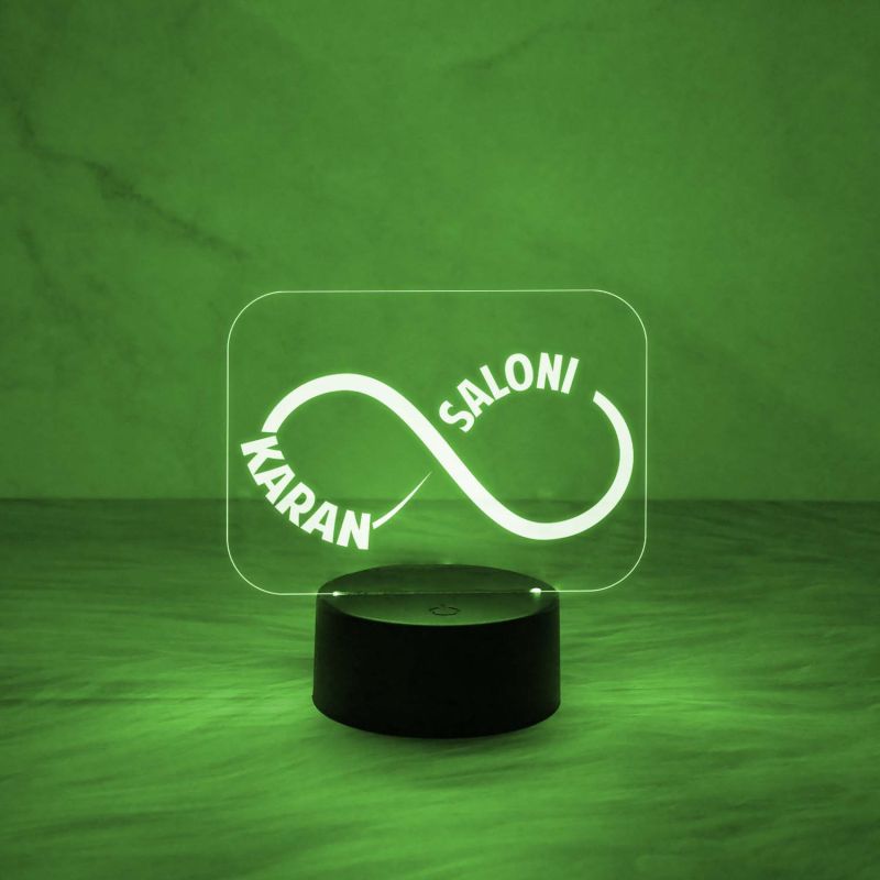 Customized with Name Night lamp 7 Color Changing Light with Remote Control Gift for Anniversary Birthday and Loveable Person