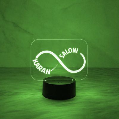 Customized with Name Night lamp 7 Color Changing Light with Remote Control Gift for Anniversary Birthday and Loveable Person
