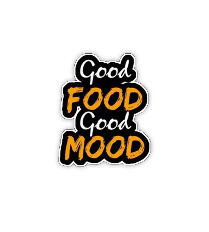 Good Food Good Mood Wooden Fridge Magnet Sticker for Kitchen Quotes Decor | Kitchen & Home Decor Magnet