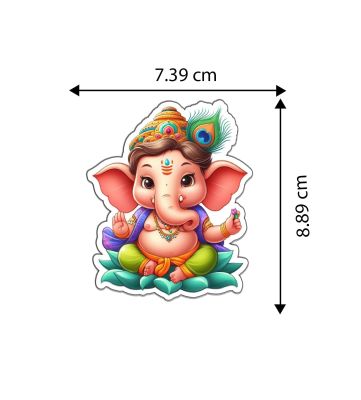 Set of 3 Laxmi Ganesha & Happy Diwali Fridge Magnet for Home & Office Decoration | Magnet for Diwali Pooja | Refrigerator & Almirah Decoration | Religious Gift Items