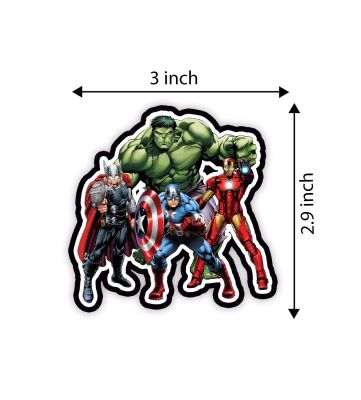 Avengers Superhero Fridge Magnet for Refrigerator Home, Kitchen and Office Decoration | Printed Magnet for Kids Room Decoration