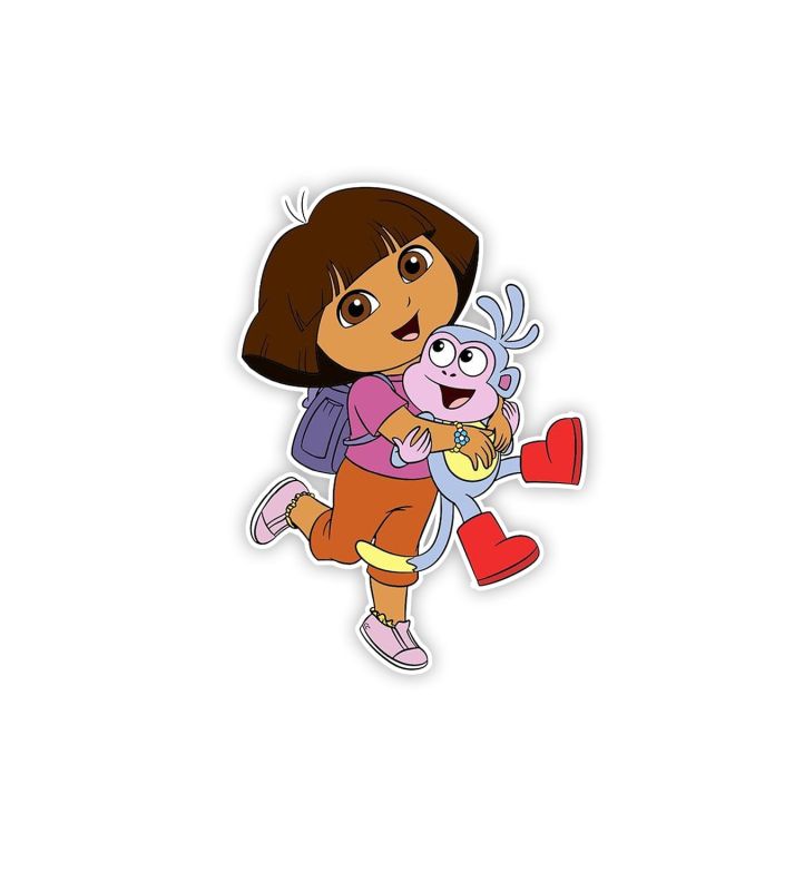 Cartoon Theme Fridge Magnet Dora&Boots458 Magnet Stickers | Gift for kids | Kitchen Decor Magnet | Cartoon Character Gift and Decoration