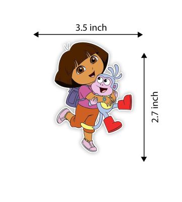 Cartoon Theme Fridge Magnet Dora&Boots458 Magnet Stickers | Gift for kids | Kitchen Decor Magnet | Cartoon Character Gift and Decoration