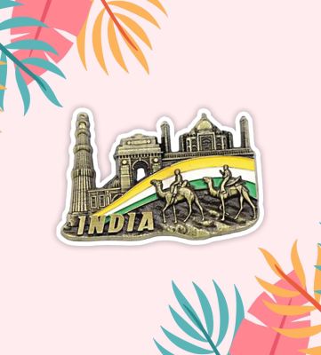 India Souvenir Fridge Magnet for Home Kitchen & Office Decoration  Travel Souvenirn Fridge Magnet | Monuments of India Travel