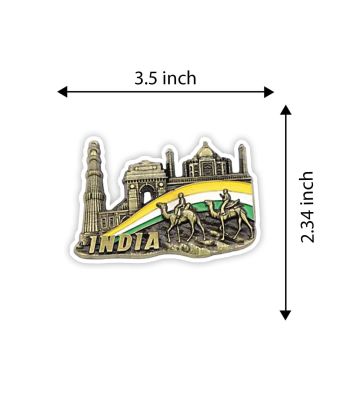 India Souvenir Fridge Magnet for Home Kitchen & Office Decoration  Travel Souvenirn Fridge Magnet | Monuments of India Travel