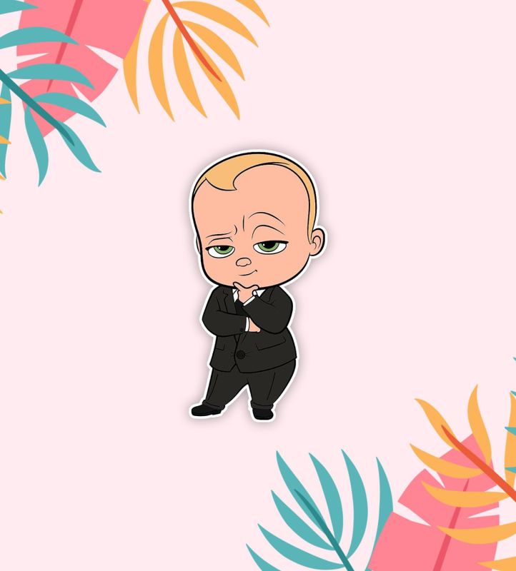 The Boss Baby Fridge Magnet | Cartoon Theme Magnet | Birthday Gifts | Kids Girls Boys Gifts | Refrigerator Stylish,Decorative Items