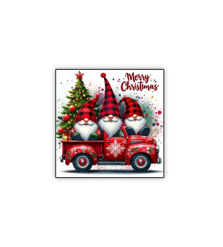 Merry Christmas Fridge Magnet with Santa Claus Magnets for Kitchen & Home Decor | Christmas Decor Items | Gift for Kids