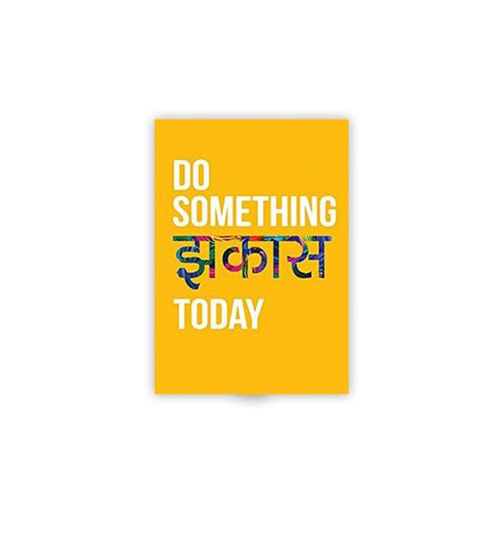 Wooden Fridge Magnet | Do Something Jhakas Today Quotes Fridge Magnets for Kitchen & Home Decor