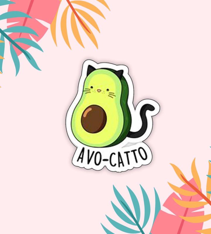 Avocatto Funny Fridge Magnet for Refrigerator Door Decor | Home & Kitchen Decor