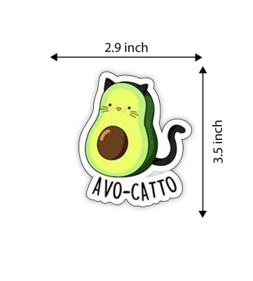 Avocatto Funny Fridge Magnet for Refrigerator Door Decor | Home & Kitchen Decor