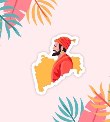 Chattrapati Shivaji Maharaj Fridge Magnet for Refrigerator | India Souvenir Magnet | Decorative Magnet for Almirah Refrigerator