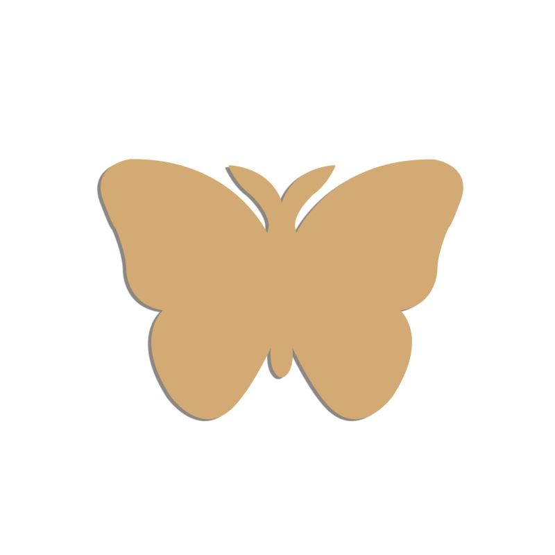 Wooden MDF Butterfly Cutout for Painting & Art & Craft | Butterfly Shape Design Laser Cutout | Home Decoration