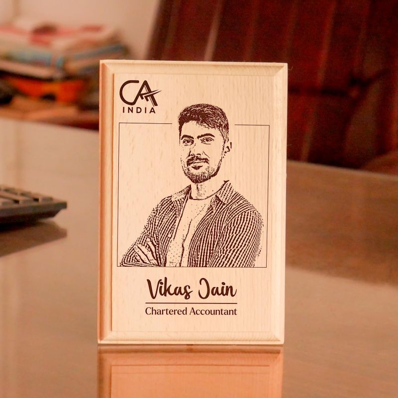 Personalized Chartered Accountant Photo Frame | Thankyou Gift For Ca Men & Women